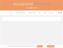 Tablet Screenshot of kolagen-forte.cz